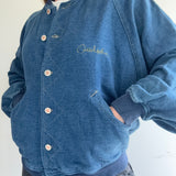 90s Quiksilver Denim Bomber Jacket