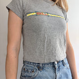 Vintage 90s Roxy Graphic Baby Tee