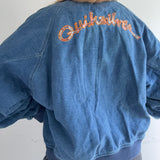 90s Quiksilver Denim Bomber Jacket