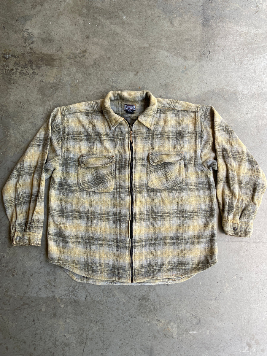 90s Quiksilver Flannel Zip-Up Jacket