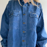 90s Billabong Button-Down Denim Shacket