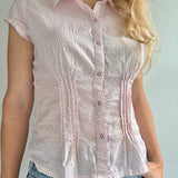 Early 2000s Roxy Polka Dot Top