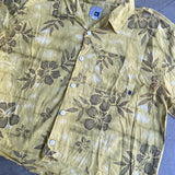 2000s Quiksilver Cropped Button-Up Shirt