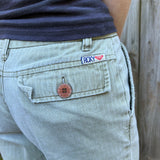 Vintage 90s Roxy Cargo Capri Pants