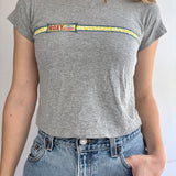 Vintage 90s Roxy Graphic Baby Tee