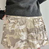 Early 2000s Vintage Billabong Camo Skirt