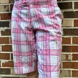 2000s Roxy Plaid Bermuda Shorts