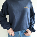 Vintage 90s Quiksilver Embroidered Long Sleeve Tee