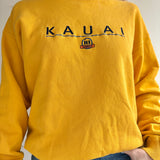 Vintage 90s/Early 2000s Embroidered Kauai Hawaii Sweatshirt