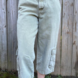 Vintage 90s Roxy Cargo Capri Pants
