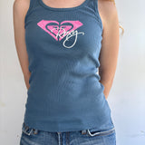 Vintage Early 2000s Roxy Graphic Tank