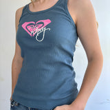Vintage Early 2000s Roxy Graphic Tank