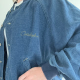 90s Quiksilver Denim Bomber Jacket