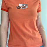 90s Roxy Graphic Ringer Tee