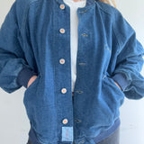 90s Quiksilver Denim Bomber Jacket