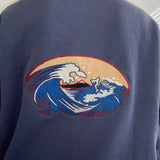 90s Quiksilver Embroidered Wave Sweatshirt