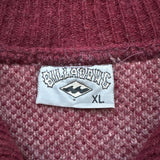 Vintage 80s/90s Billabong Quarter Zip Sweater