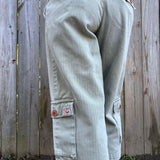 Vintage 90s Roxy Cargo Capri Pants