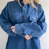 90s Billabong Button-Down Denim Shacket