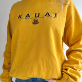Vintage 90s/Early 2000s Embroidered Kauai Hawaii Sweatshirt