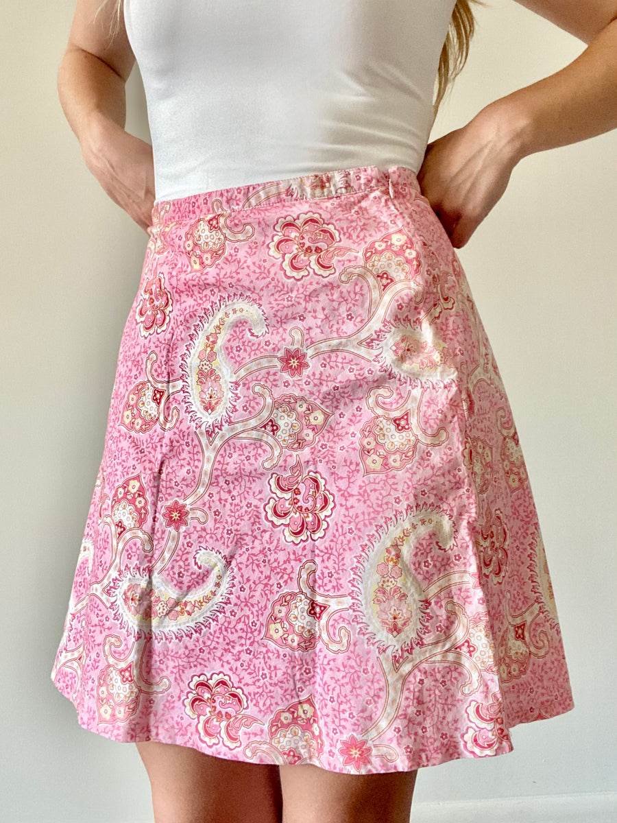 Early 2000s Paisley Skirt