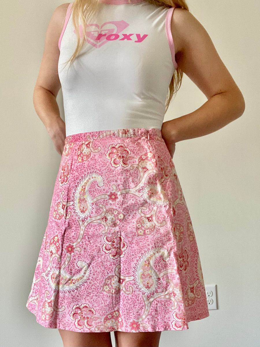 Early 2000s Paisley Skirt