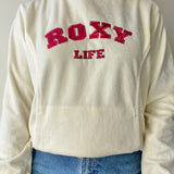 90s Roxy Velour Hoodie